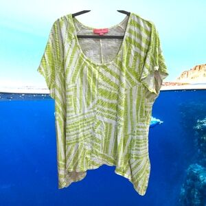 Women Within Shark Bit Hem Tee
